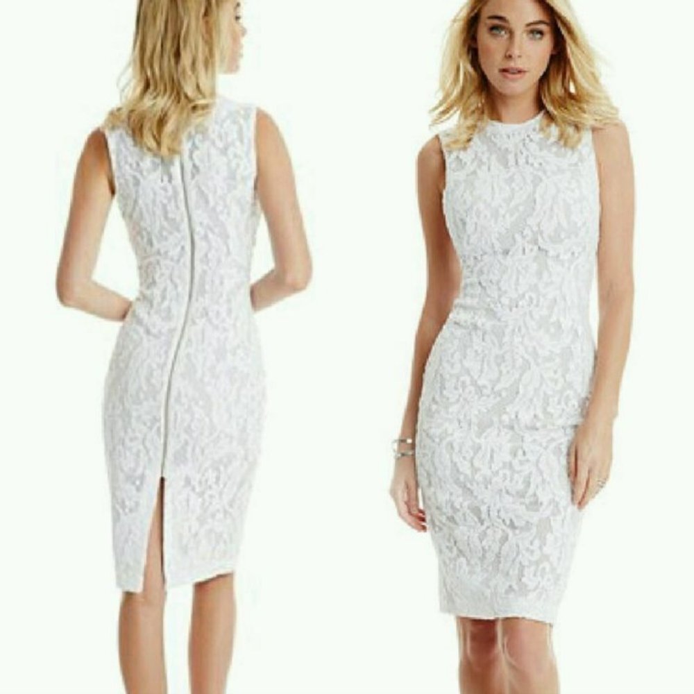 White marciano dress